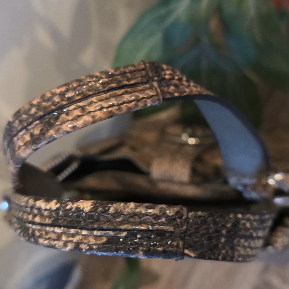 Coach Soho Lynn Python Embossed EUC 2 Compartment - image 8